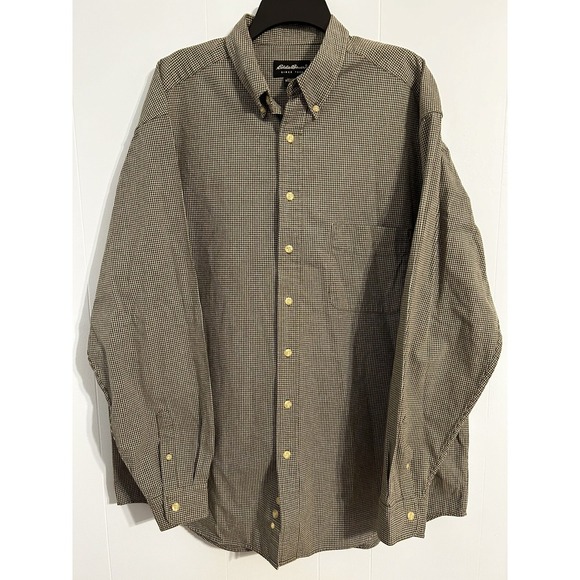 Eddie Bauer size extra large plaid shirt. Button-down great preowned condition. - Picture 1 of 12
